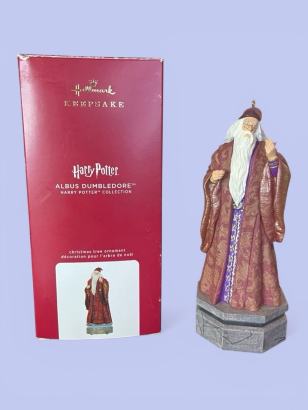 Harry Potter ~ ALBUS DUMBLEDORE Storyteller Ornament w/Box Sorcerer’s Stone 2019
